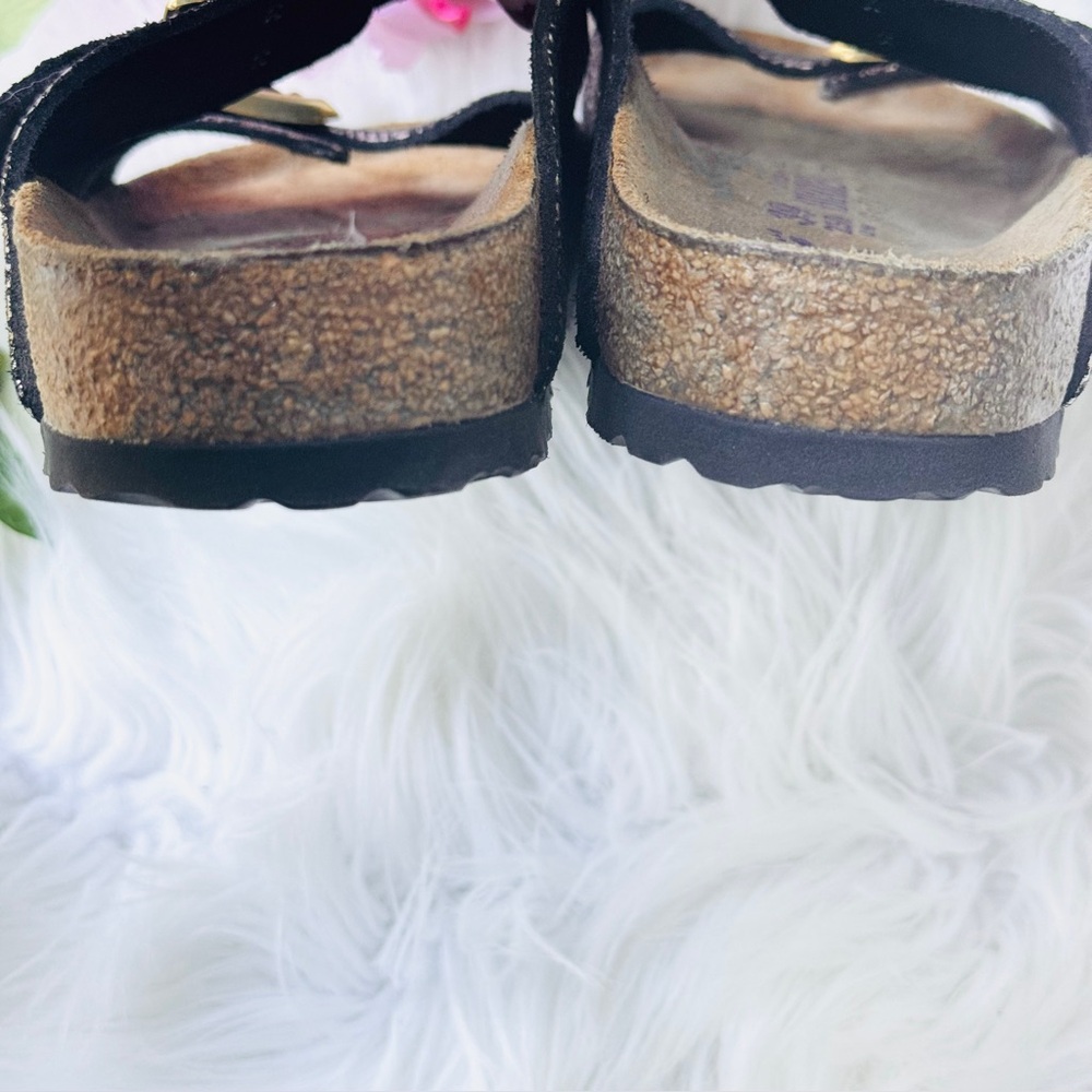 Birkenstock Arizona Python Gold Sandals - Picture 8 of 10